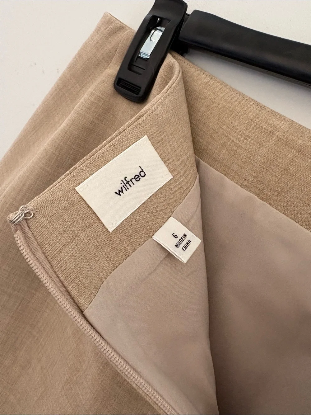Aritzia Wilfred Classic Mini Skirt - PowerLinen